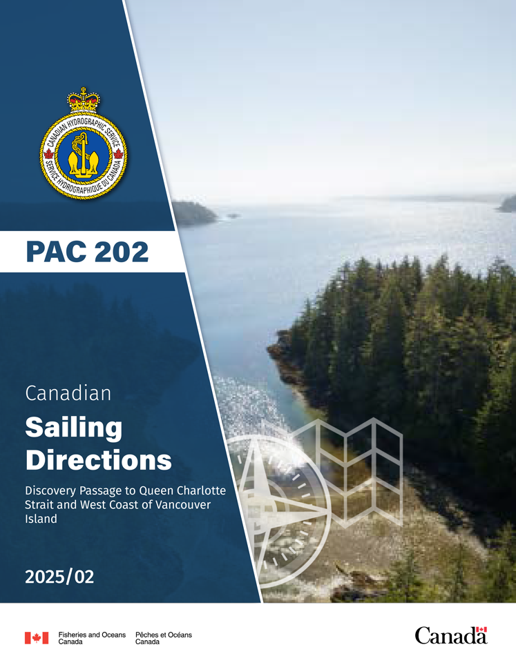 PAC 202 Discovery Passage to Queen Charlotte Strait and West Coast of Vancouver Island